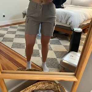 Eddie Bauer Women's Grey Cargo Shorts